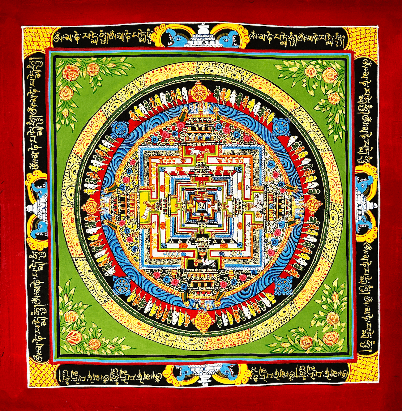 Kalchakra Mandala Thangka